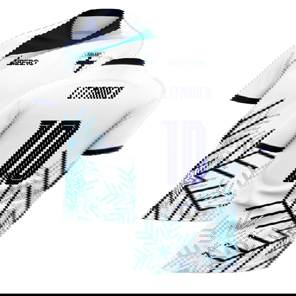 Finland 2025-2026 Home Concept Football Kit (Libero) (LITMANEN 10)