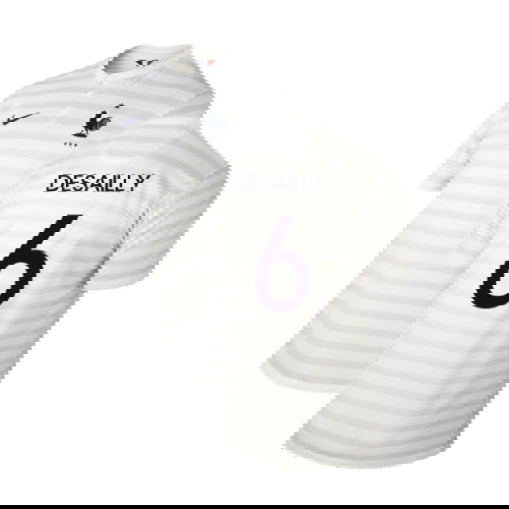 France 2014-15 Away Shirt ((Excellent) M) (Desailly 6)