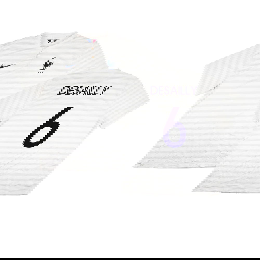 France 2014-15 Away Shirt ((Very Good) XXL) (Desailly 6)