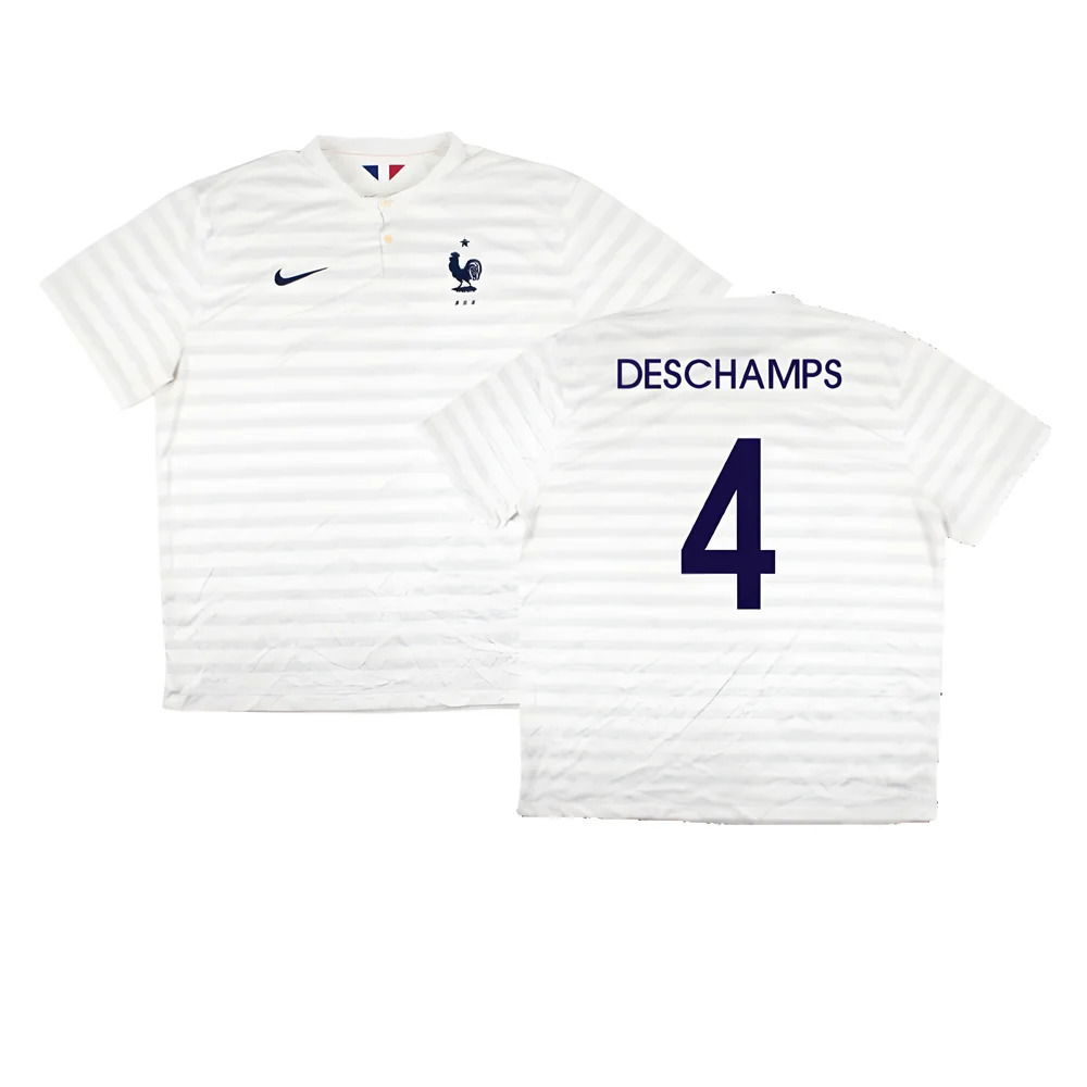 France 2014-15 Away Shirt ((Very Good) XXL) (Deschamps 4)