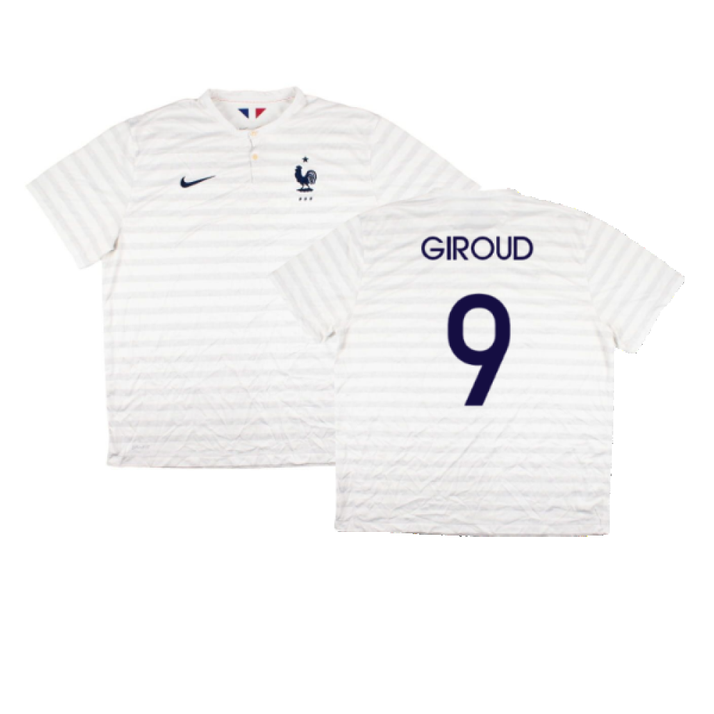France 2014-15 Away Shirt ((Very Good) XXL) (Giroud 9)