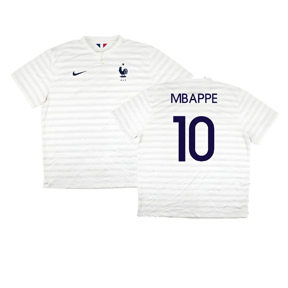 France 2014-15 Away Shirt ((Very Good) XXL) (Mbappe 10)