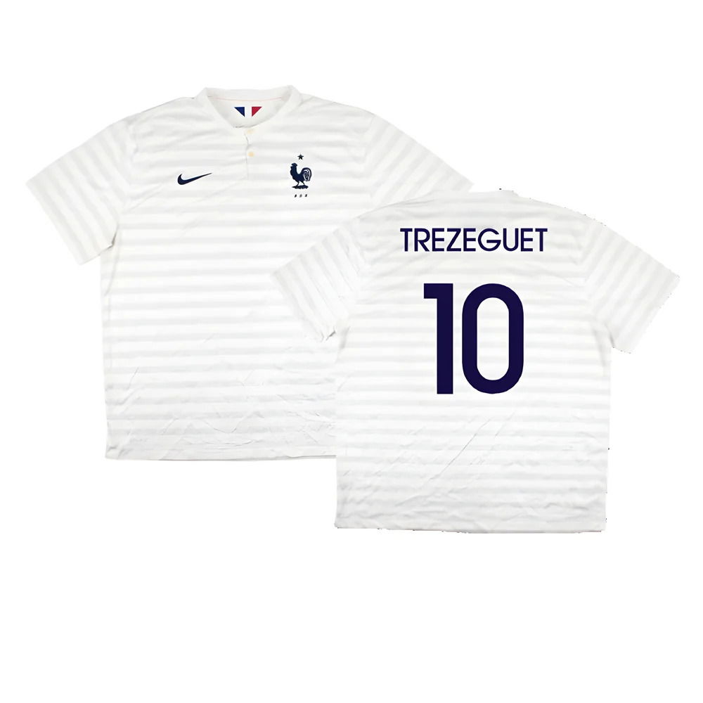 France 2014-15 Away Shirt ((Very Good) XXL) (Trezeguet 10)