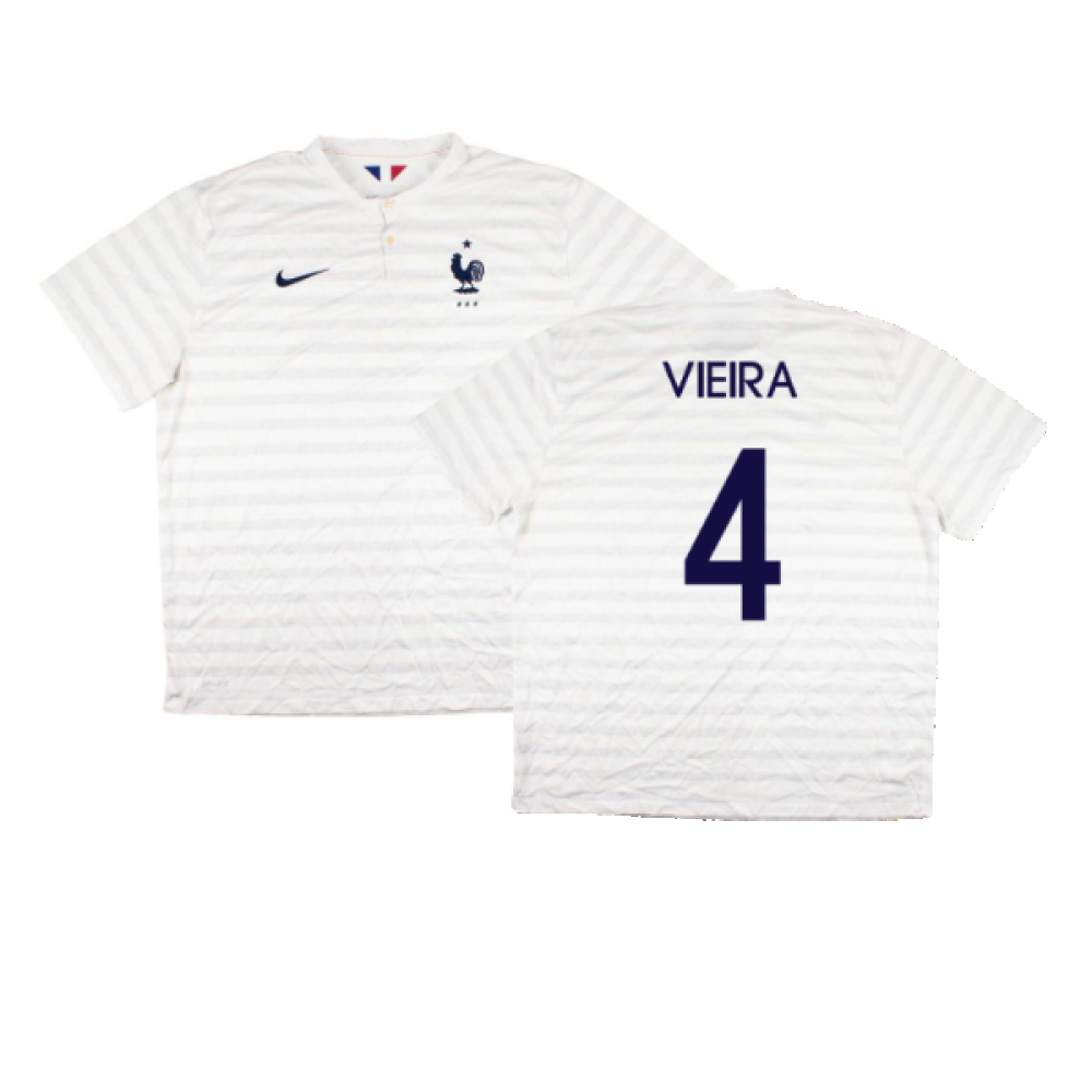France 2014-15 Away Shirt ((Very Good) XXL) (Vieira 4)