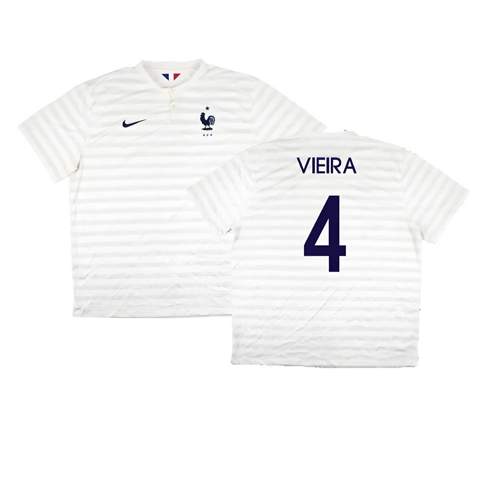 France 2014-15 Away Shirt ((Very Good) XXL) (Vieira 4)