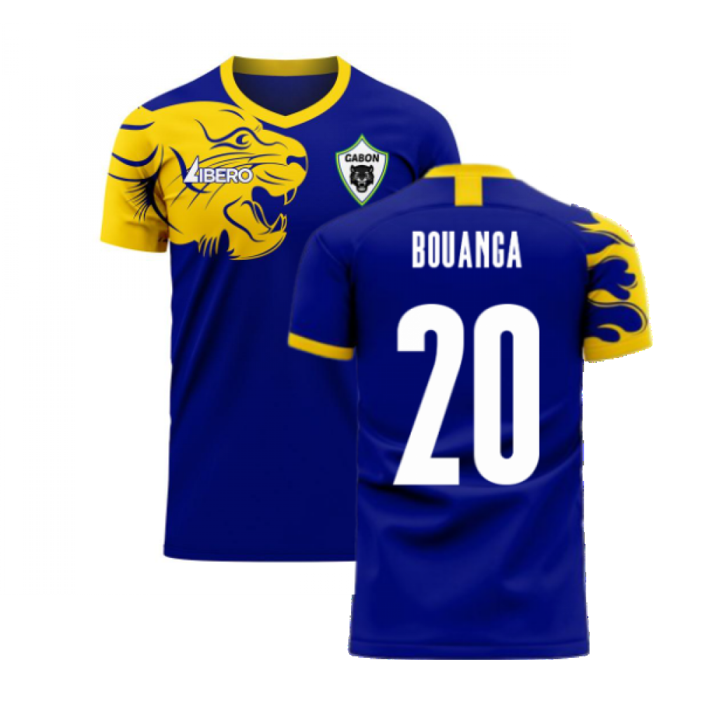 Gabon 2025-2026 Away Concept Football Kit (Libero) (BOUANGA 20)