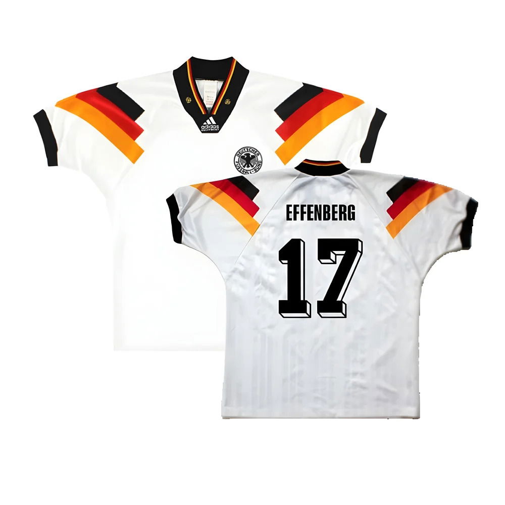 Germany 1992-93 Home Shirt ((Excellent) L) (Effenberg 17)