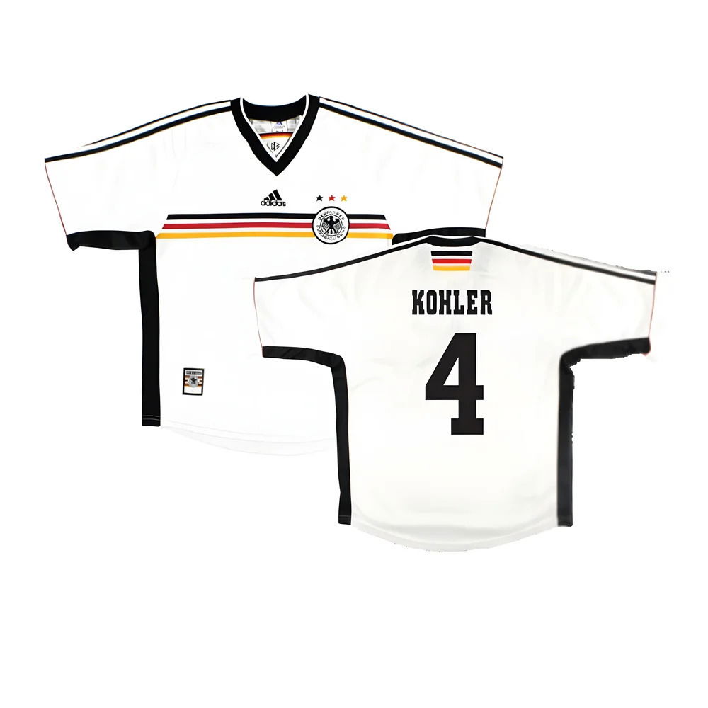 Germany 1998-00 Home Shirt ((Very Good) L) (Kohler 4)