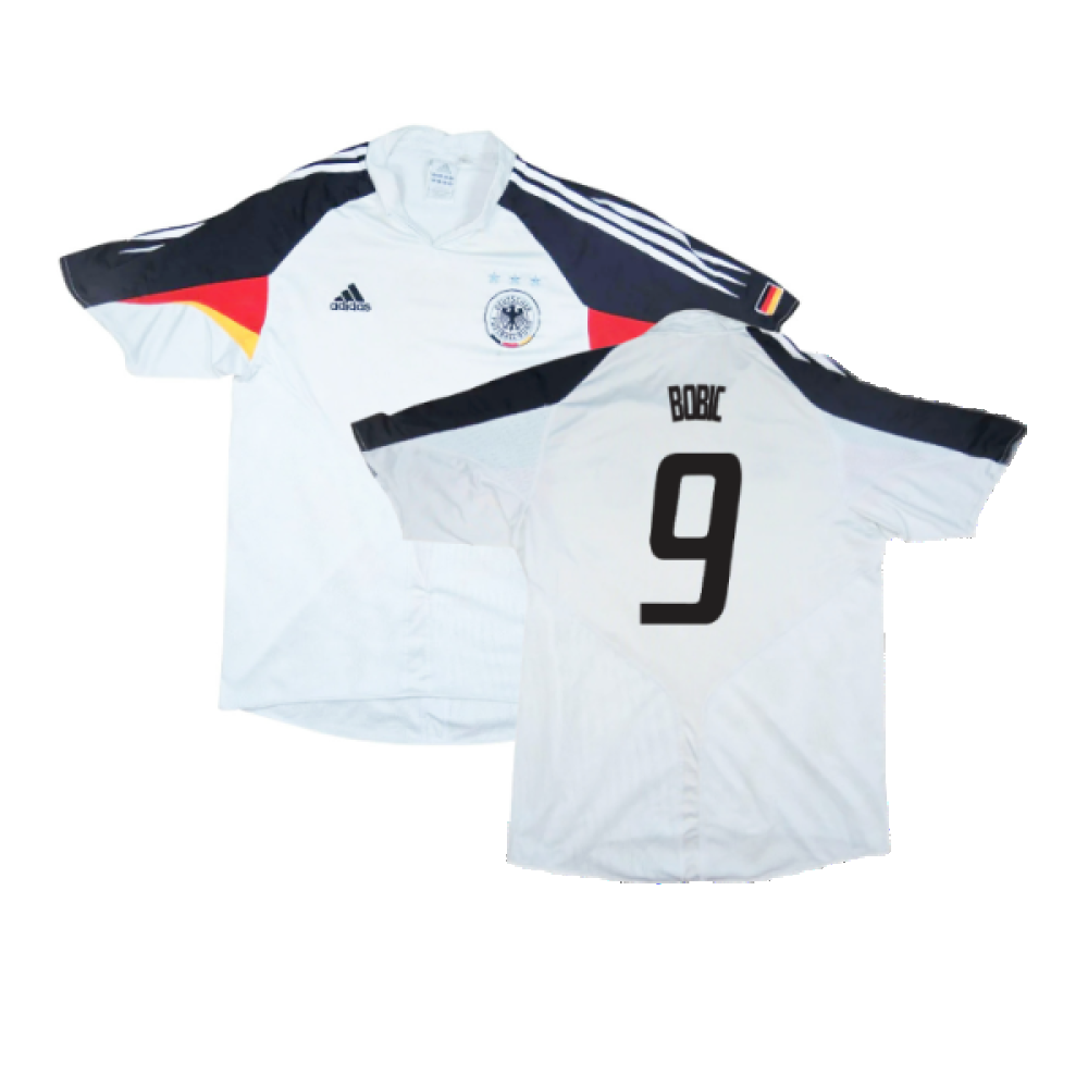 Germany 2004-06 Home Shirt ((Very Good) XL) (Bobic 9)