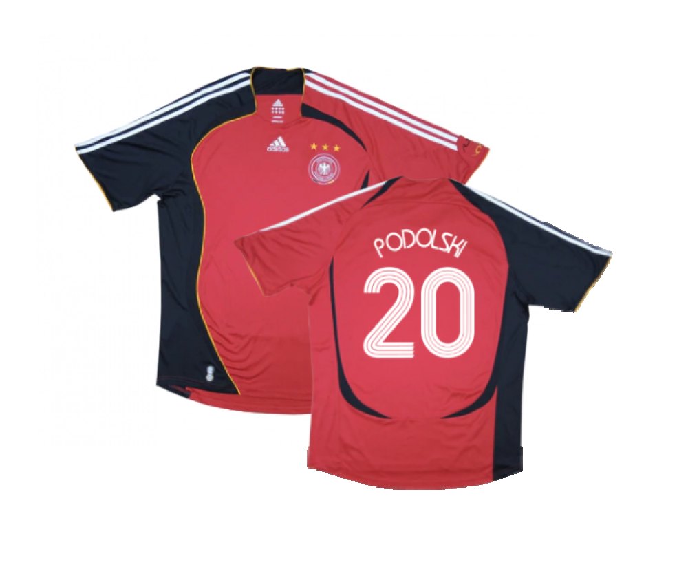 Germany 2006-08 Away Shirt ((Excellent) XL) (Podolski 20)
