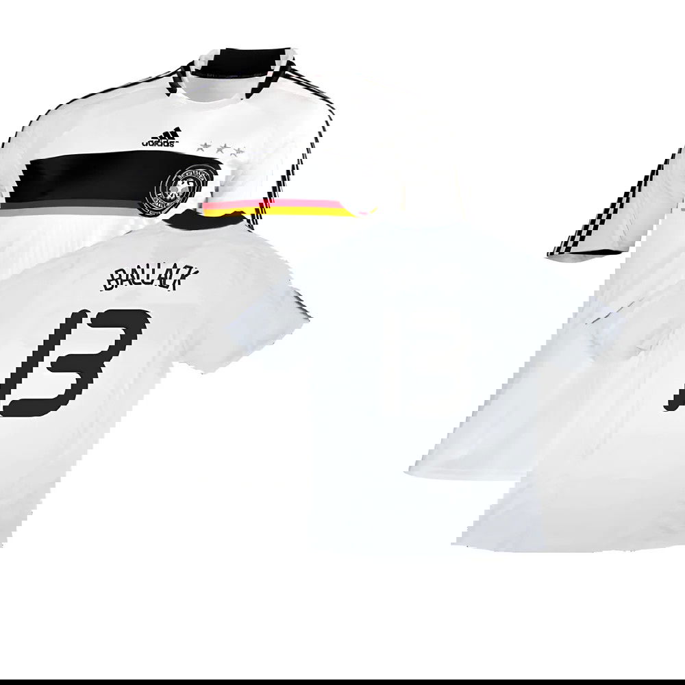 Germany 2008-09 Home Shirt ((Good) S) (BALLACK 13)