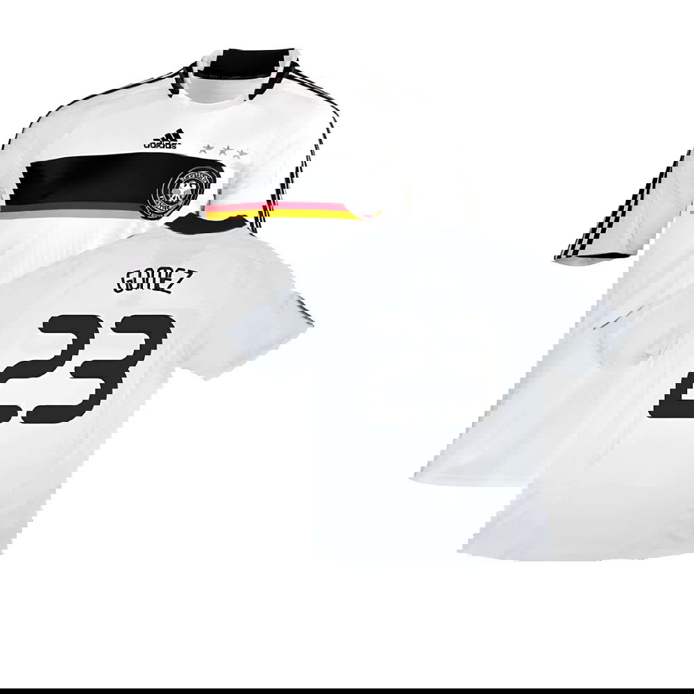 Germany 2008-09 Home Shirt ((Good) S) (GOMEZ 23)