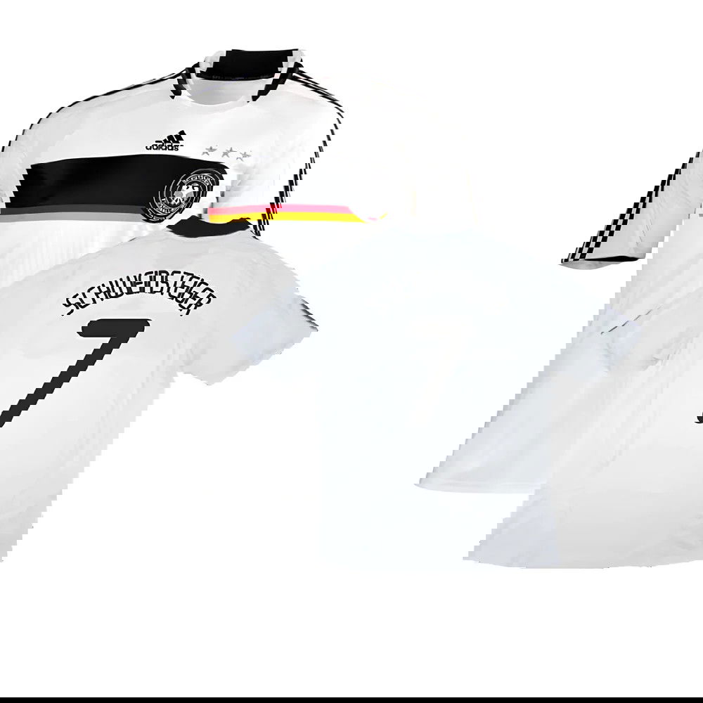 Germany 2008-09 Home Shirt ((Good) S) (SCHWEINSTEIGER 7)