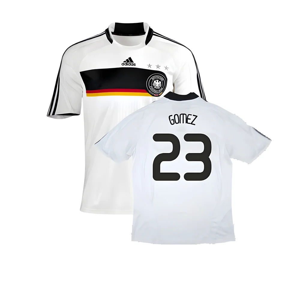 Germany 2008-09 Home Shirt ((Good) XL) (GOMEZ 23)