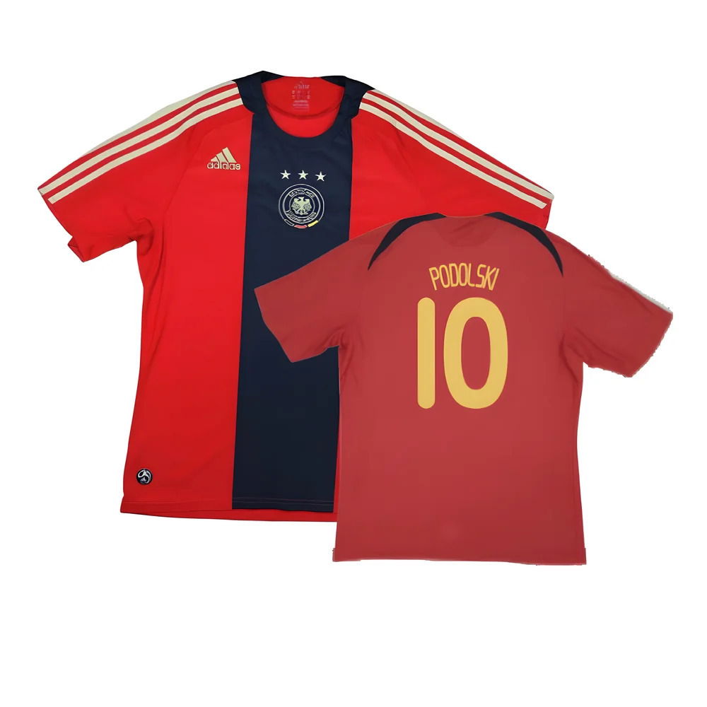 Germany 2008-10 Away Shirt ((Excellent) XXL) (PODOLSKI 10)