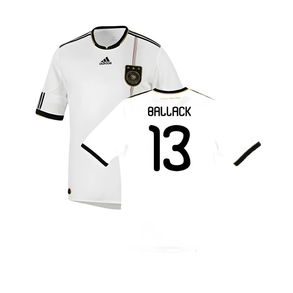 Germany 2010-11 Home Shirt ((Good) S) (BALLACK 13)