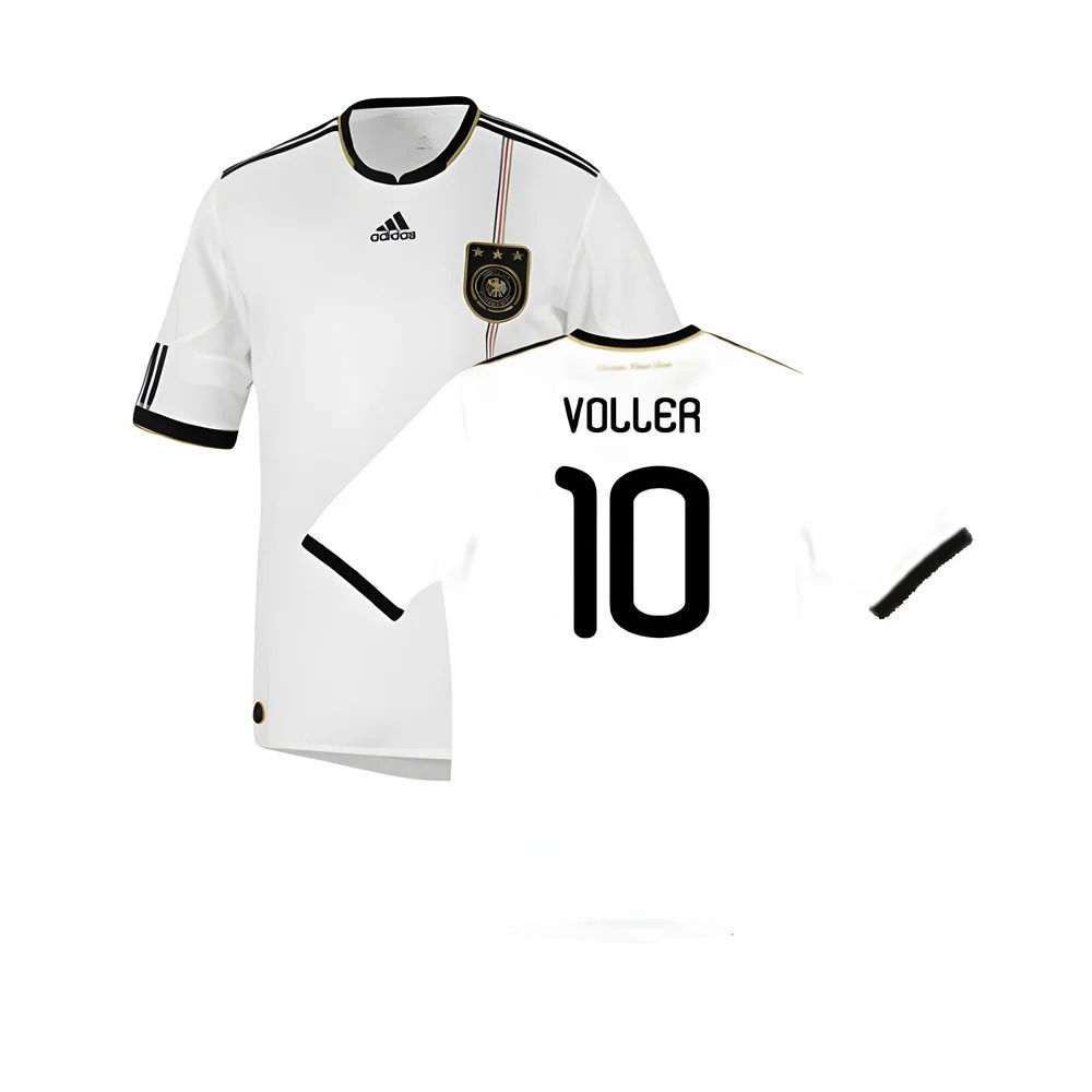 Germany 2010-11 Home Shirt ((Good) S) (VOLLER 10)