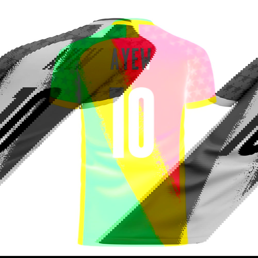 Ghana 2025-2026 Away Concept Football Kit (Libero) (AYEW 10)