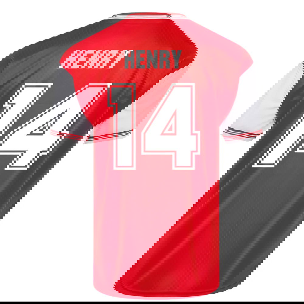 Score Draw Arsenal 1985 Centenary Retro Football Shirt (HENRY 14)