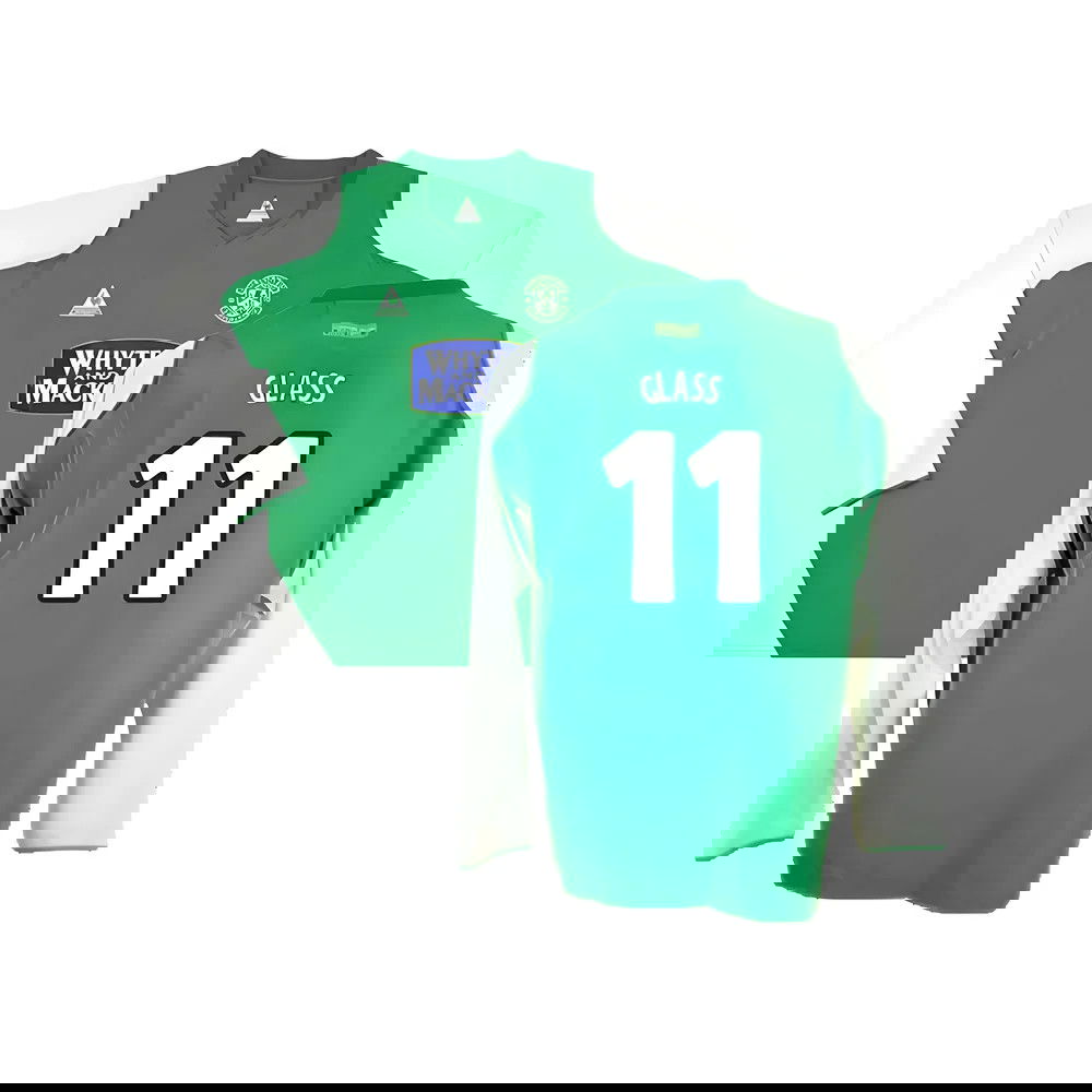 Hibs 2004-05 Long Sleeve Home Shirt ((Very Good) XL) (Glass 11)
