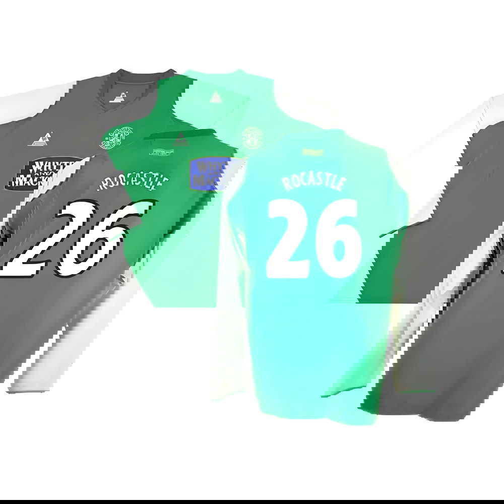 Hibs 2004-05 Long Sleeve Home Shirt ((Very Good) XL) (Rocastle 26)