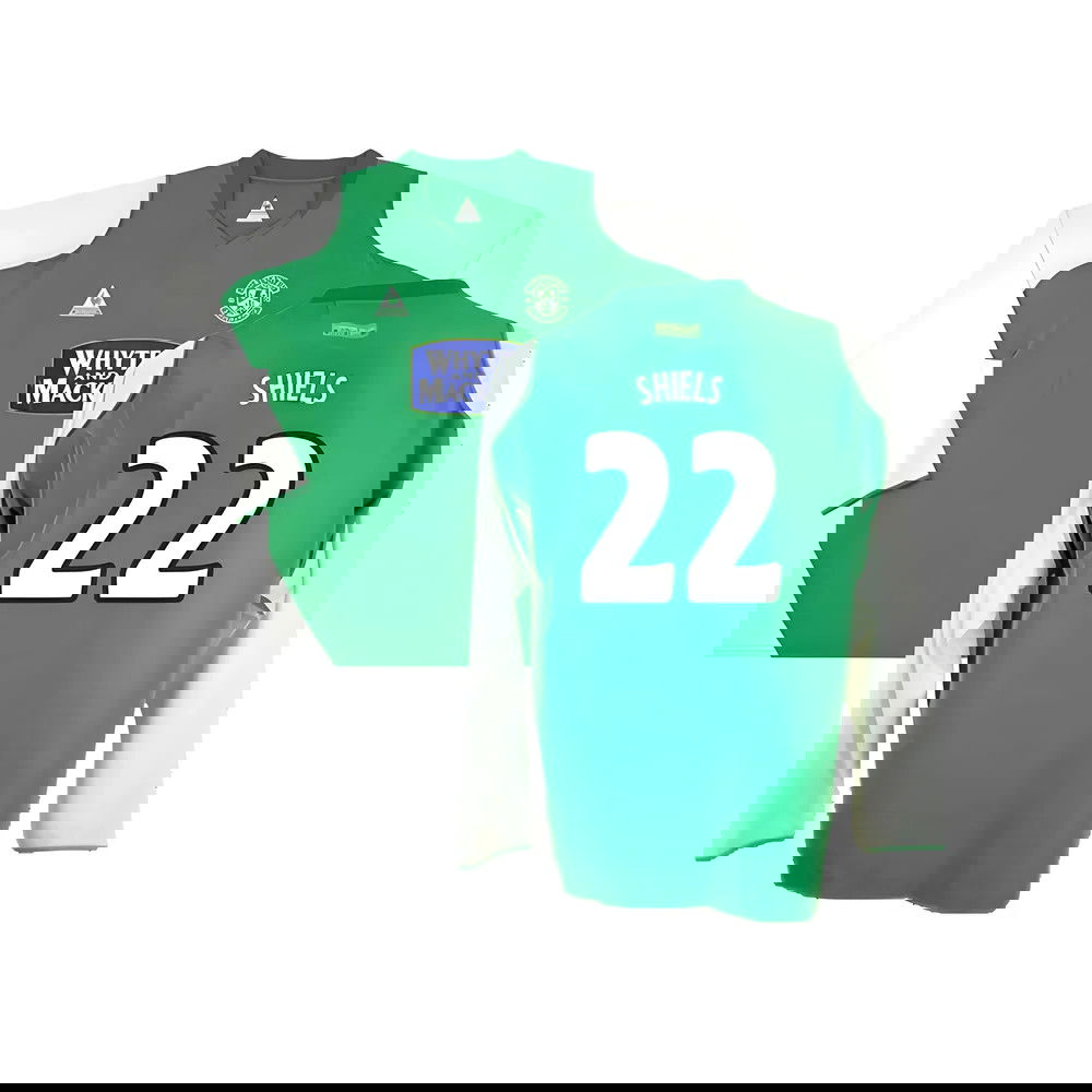 Hibs 2004-05 Long Sleeve Home Shirt ((Very Good) XL) (Shiels 22)