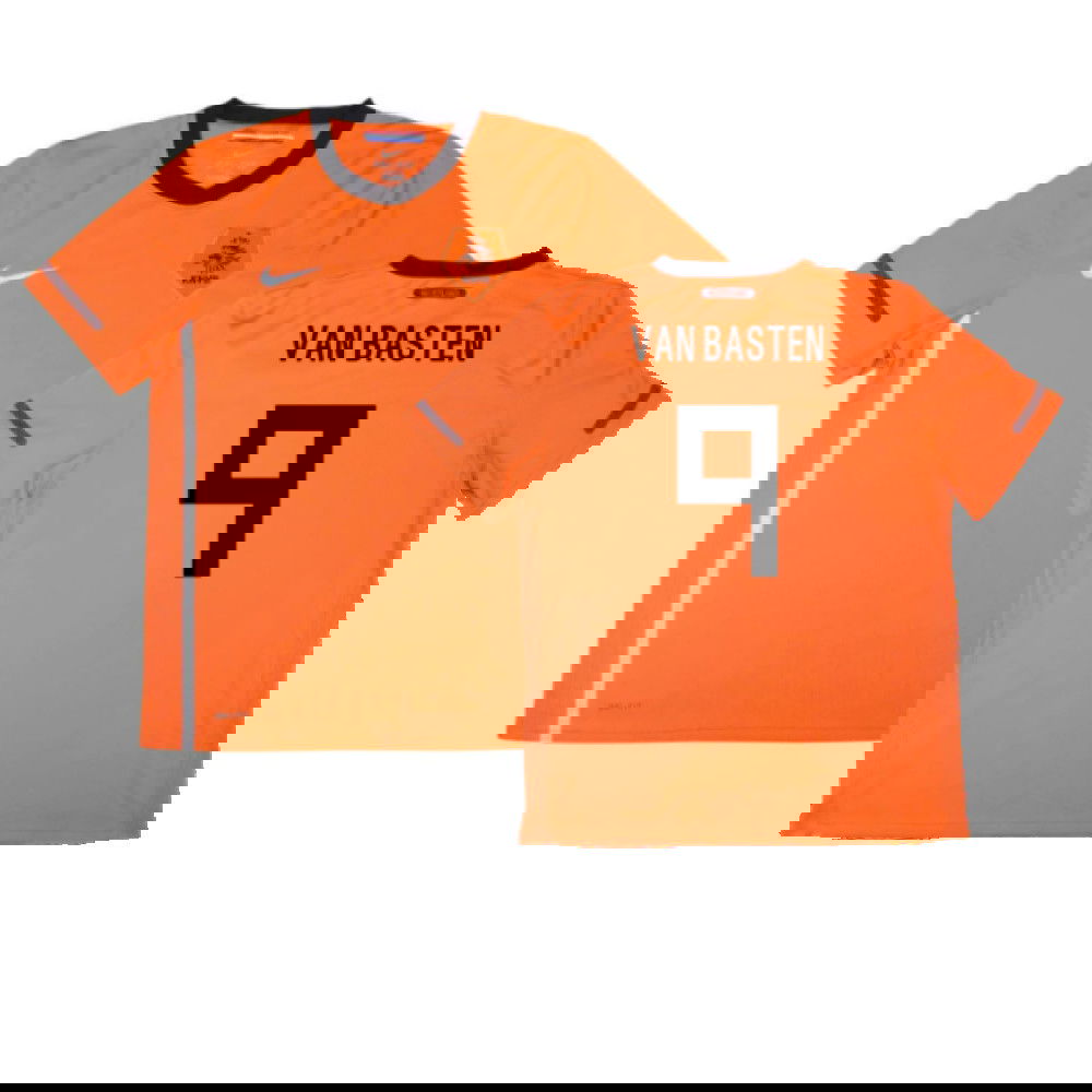 Holland 2010-11 Home Shirt ((Excellent) S) (Van Basten 9)