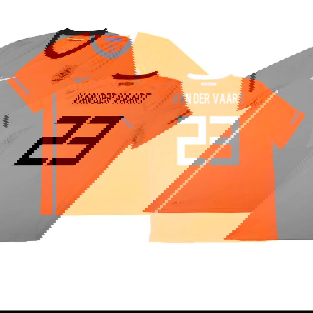 Holland 2010-11 Home Shirt ((Excellent) S) (Van Der Vaart 23)