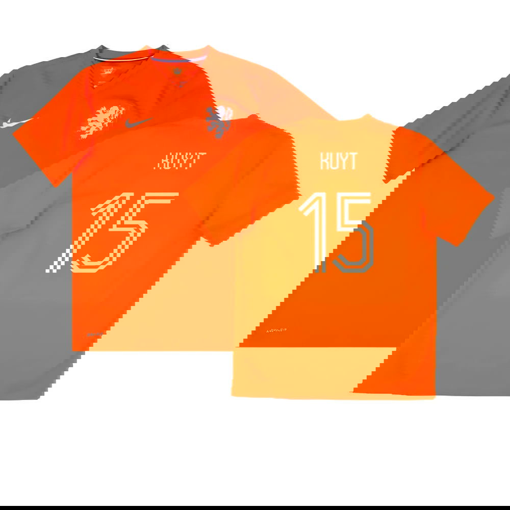 Holland 2014-15 Home Shirt (Good) (Kuyt 15)