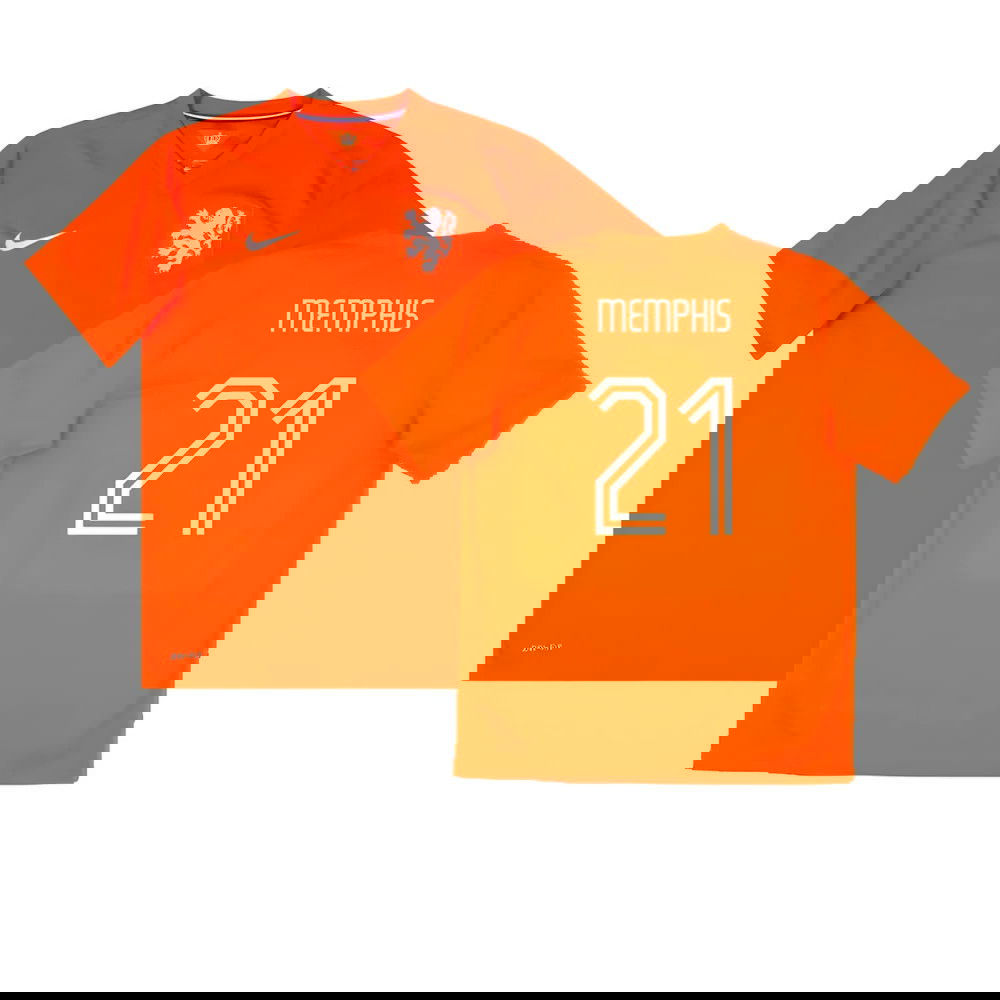 Holland 2014-15 Home Shirt (Good) (Memphis 21)