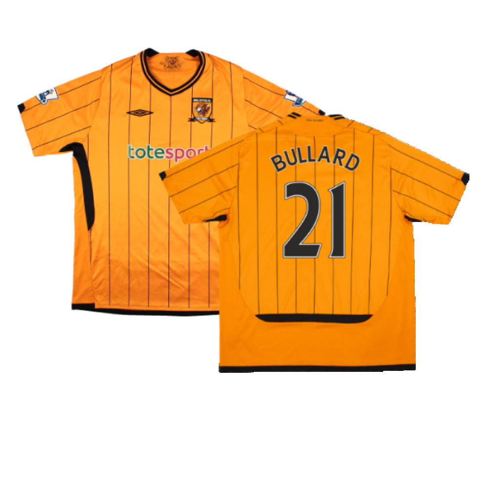 Hull City 2009-10 Home Shirt ((Excellent) XL) (Bullard 21)