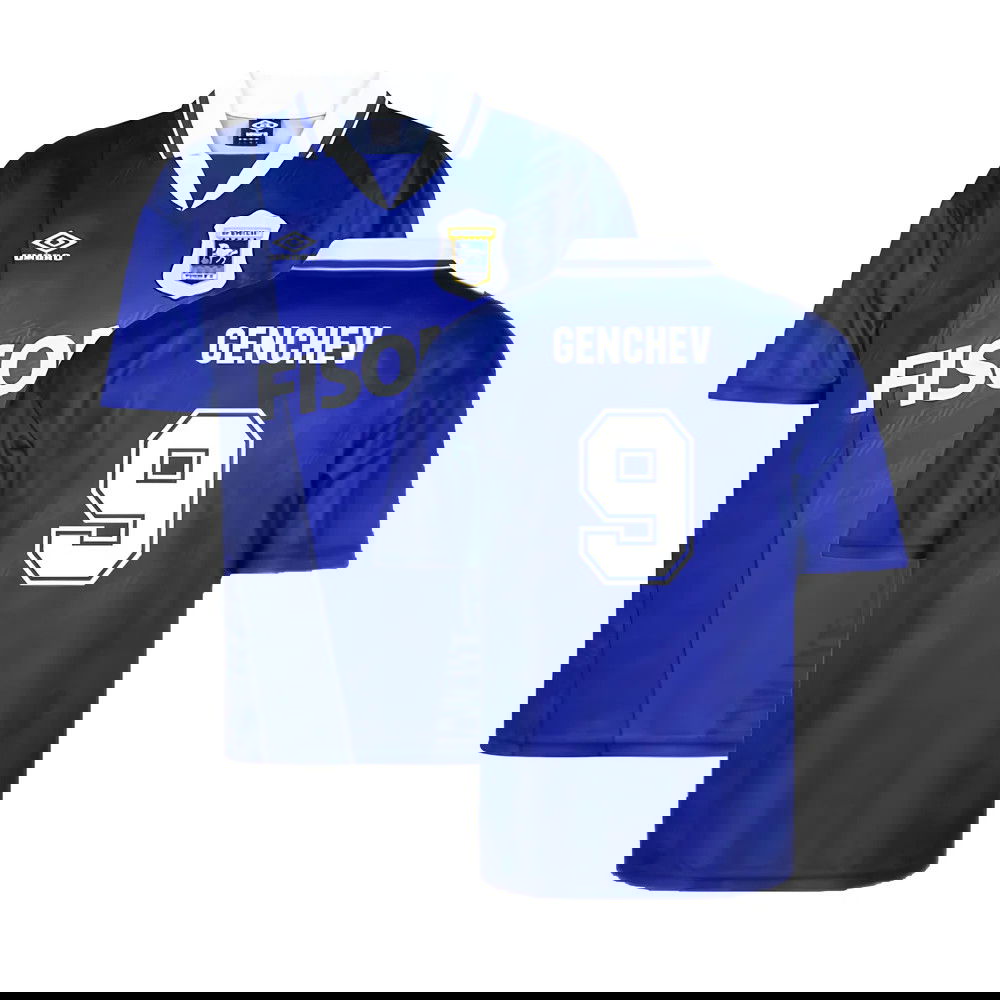 Ipswich Town 1994 Home Retro Shirt (Genchev 9)