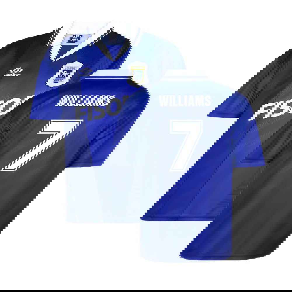 Ipswich Town 1994 Home Retro Shirt (Williams 7)