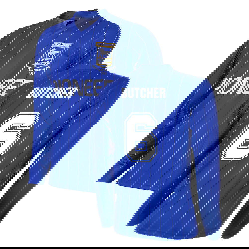 Ipswich Town FC 1981 - 82 LS Retro Shirt (Butcher 6)