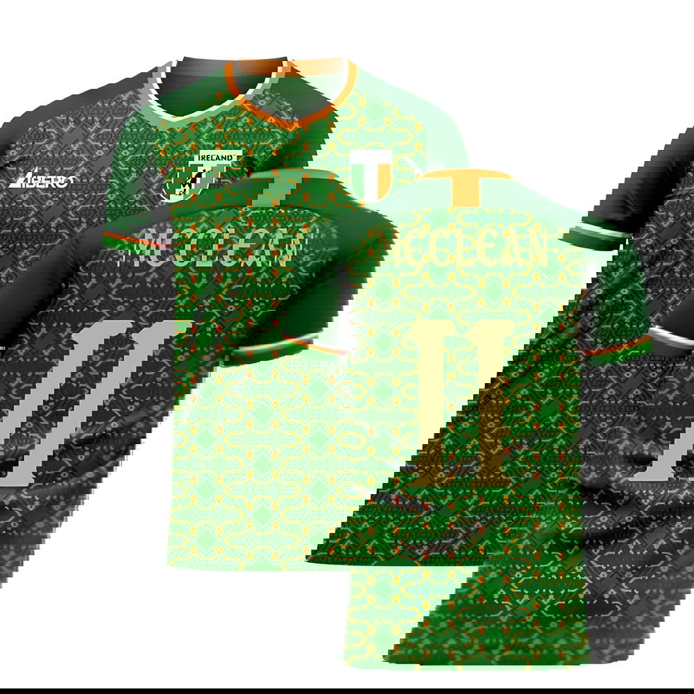 Ireland 2025-2026 Home Concept Football Kit (Libero) (MCCLEAN 11)