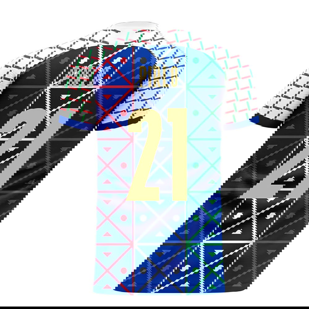 Italy 2025-2026 Renaissance Home Concept Football Kit (Libero) (PIRLO 21)