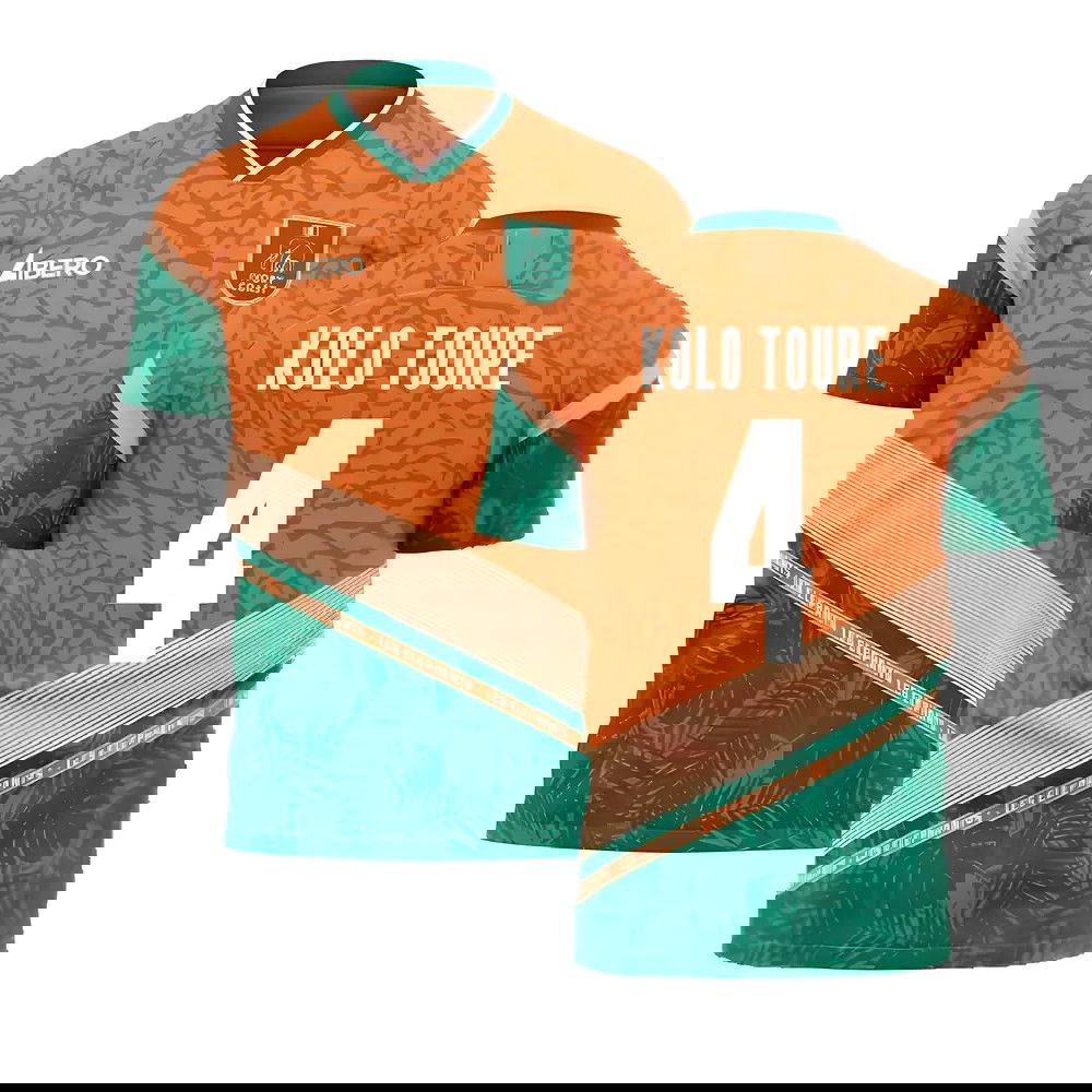  Ivory Coast 2025-2026 Away Concept Football Kit (Libero) (KOLO TOURE 4)