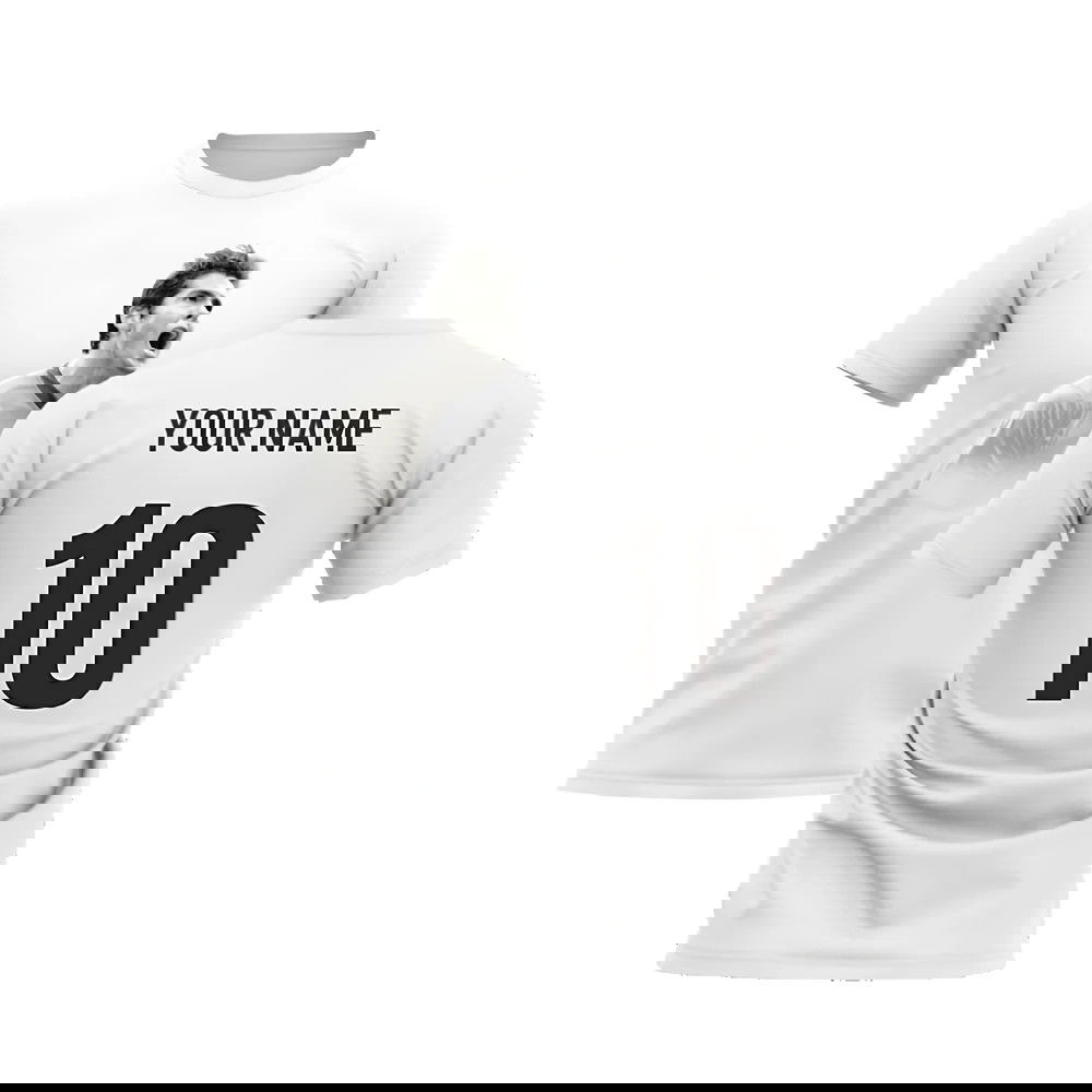 Kaka Legend T-Shirt (White) (Your Name)