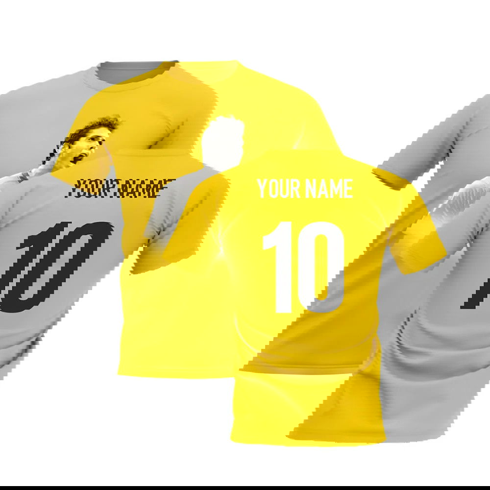 Kaka Legend T-Shirt (Yellow) (Your Name)