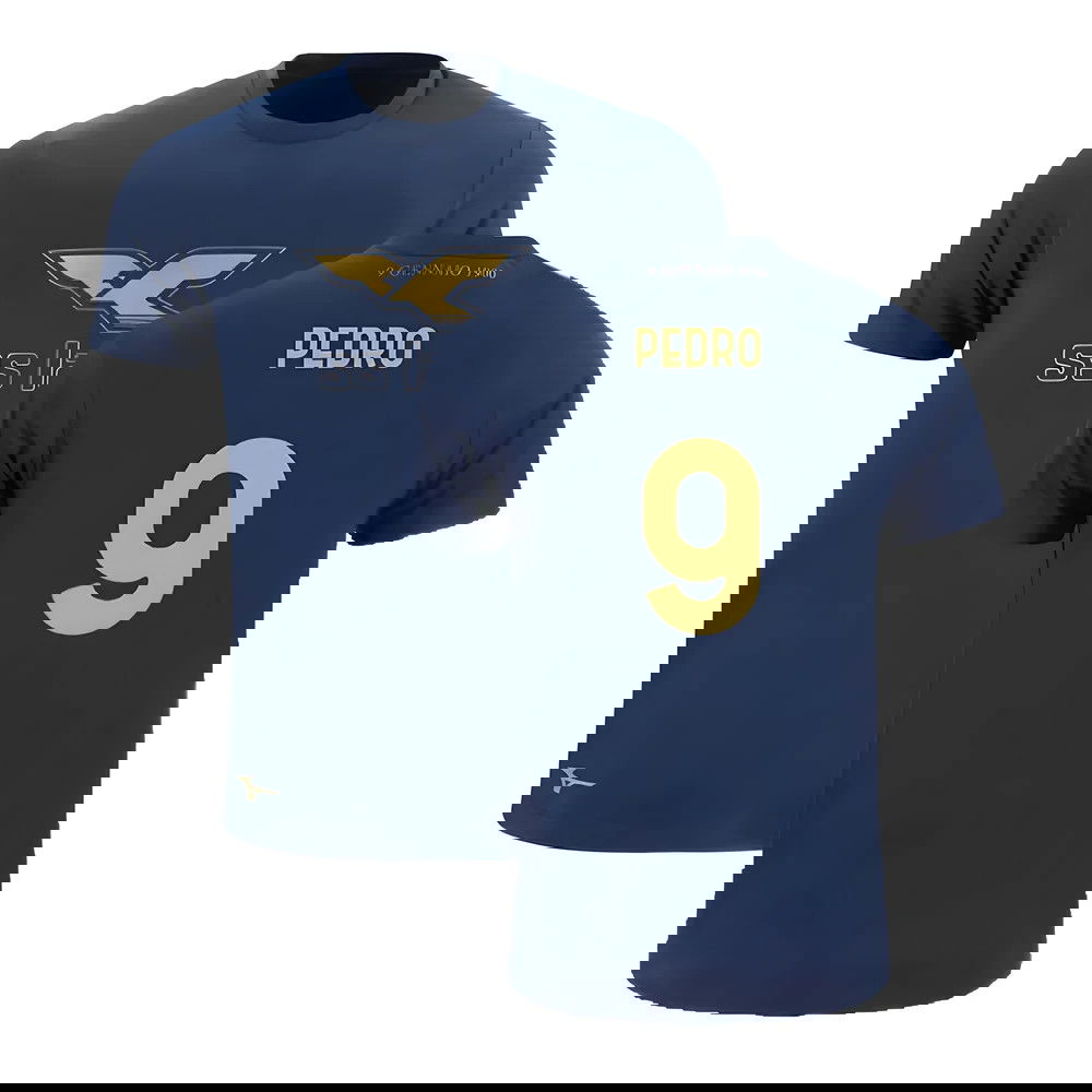 Lazio 125th Anniversary Cotton Tee (Navy) (Pedro 9)