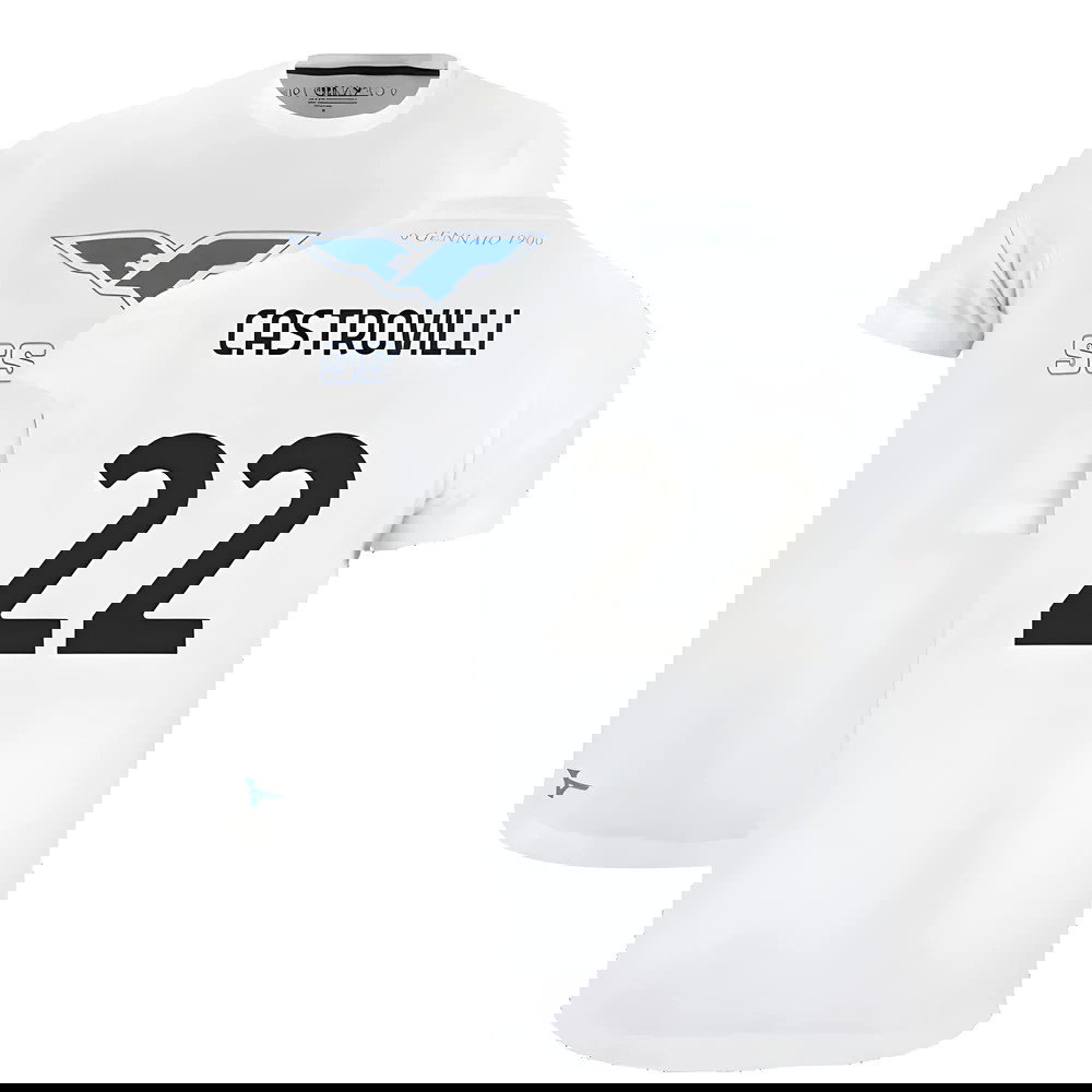 Lazio 125th Anniversary Cotton Tee (White) (Castrovilli 22)