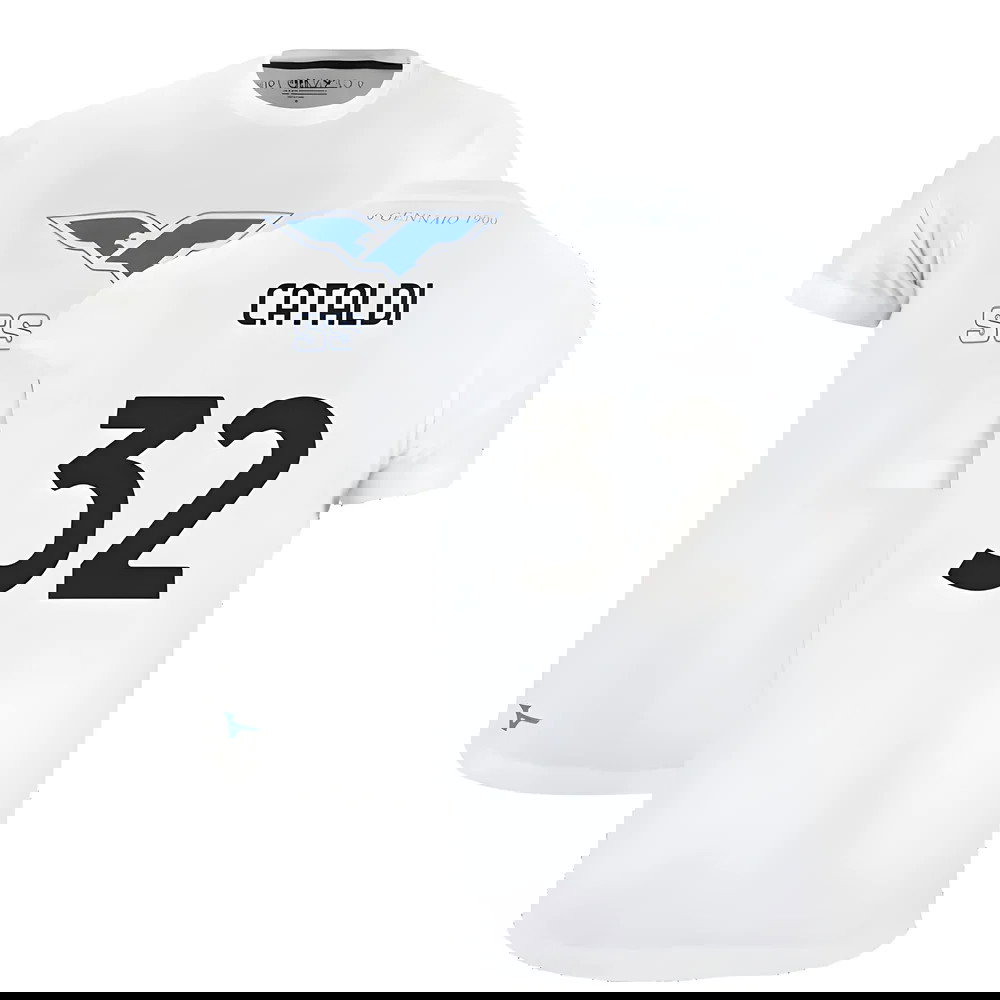 Lazio 125th Anniversary Cotton Tee (White) (Cataldi 32)