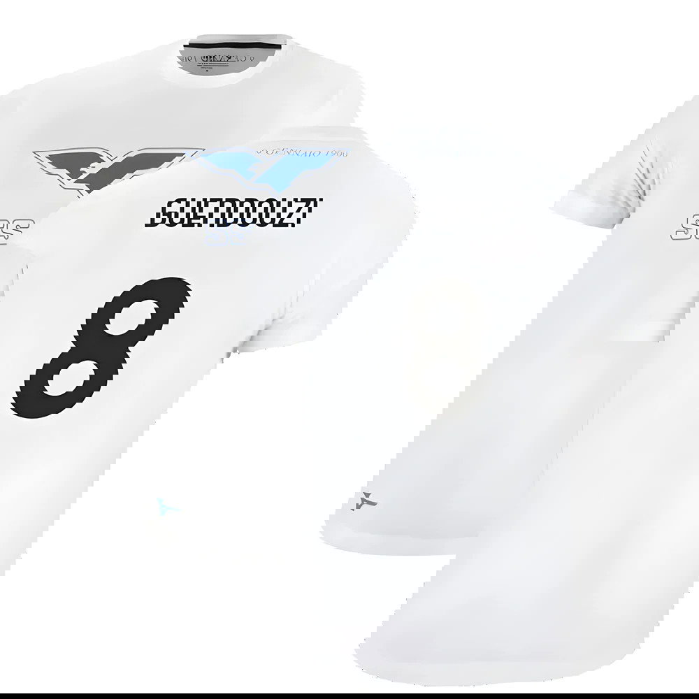 Lazio 125th Anniversary Cotton Tee (White) (Guendouzi 8)