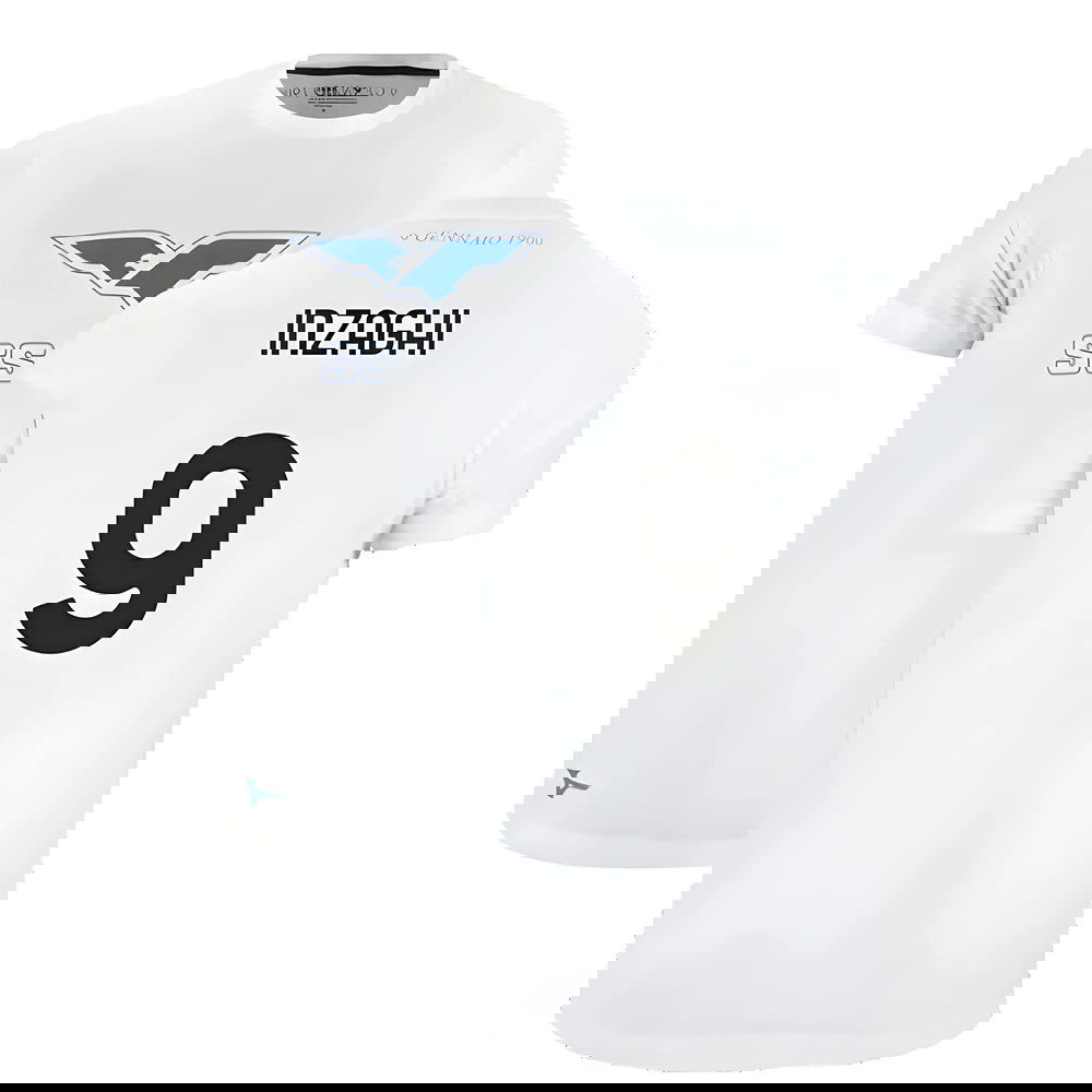 Lazio 125th Anniversary Cotton Tee (White) (Inzaghi 9)