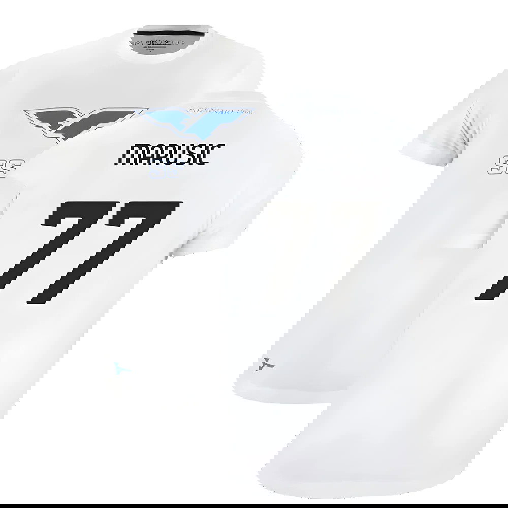 Lazio 125th Anniversary Cotton Tee (White) (Marusic 77)