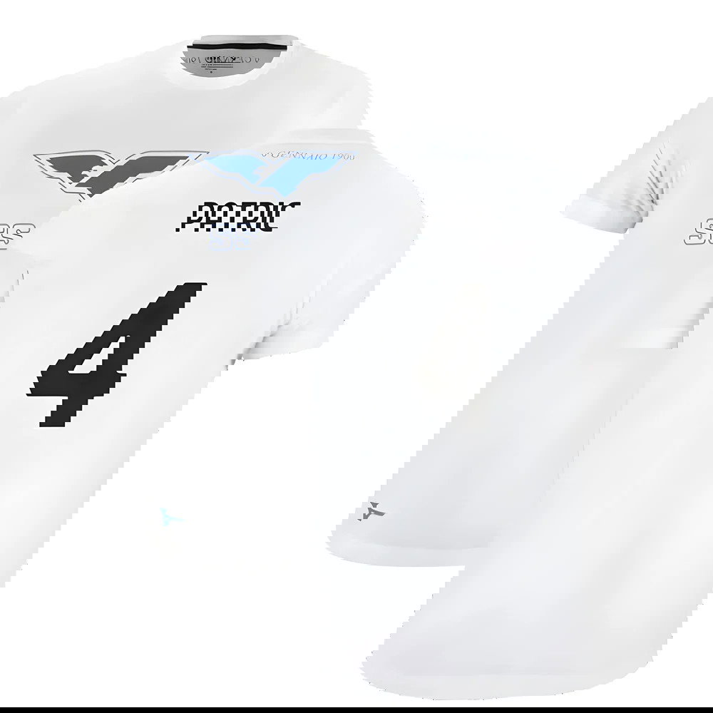 Lazio 125th Anniversary Cotton Tee (White) (Patric 4)