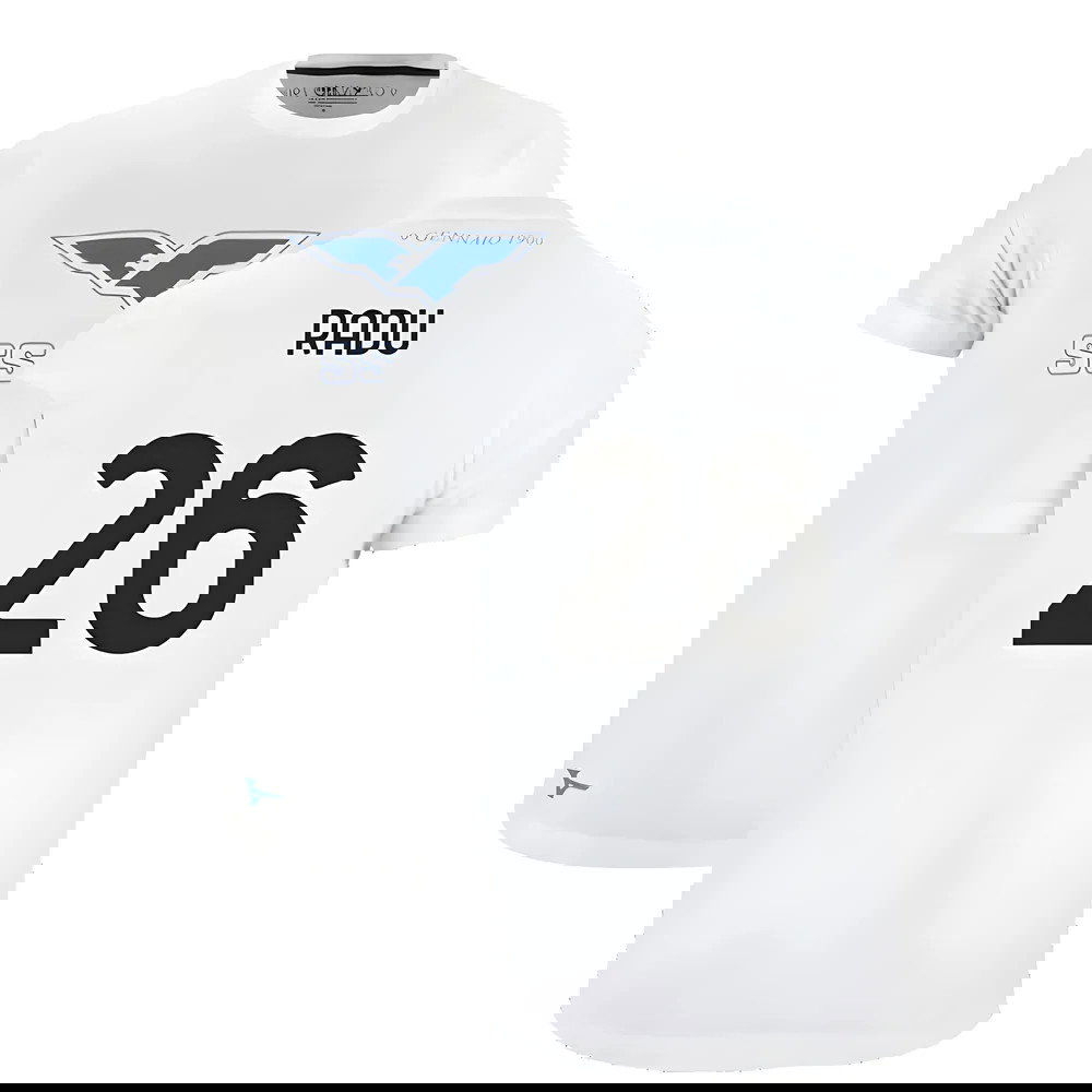 Lazio 125th Anniversary Cotton Tee (White) (Radu 26)