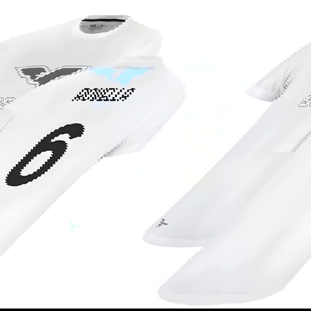 Lazio 125th Anniversary Cotton Tee (White) (Rovella 6)