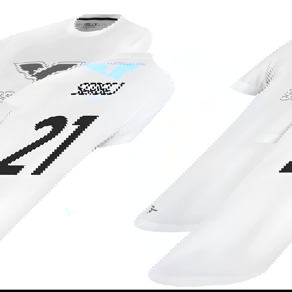 Lazio 125th Anniversary Cotton Tee (White) (Sergej 21)