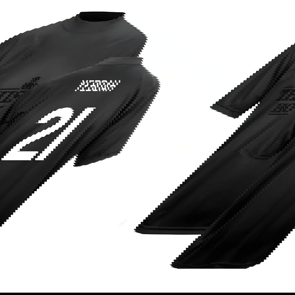 Leeds 1996 Blackout Home Shirt (Yeboah 21)